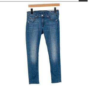 Rag & Bone - Medium Wash Ankle Skinny